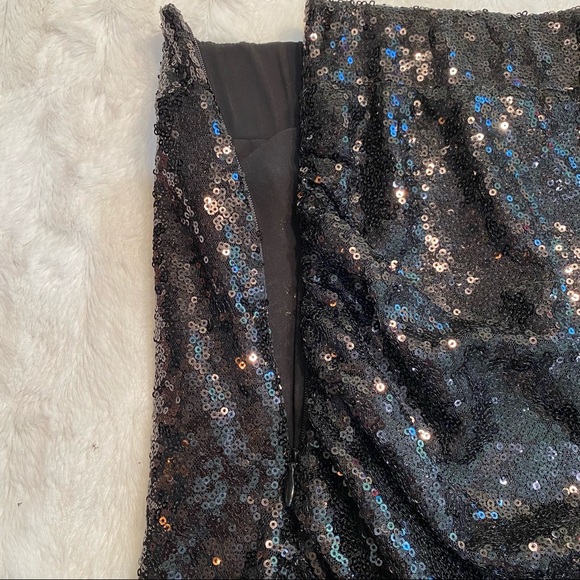 Free People Women’s Black Sequin Skirt - Picture 3 of 5